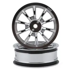 DragRace Concepts AXIS 2.2" Drag Racing Front Wheels w /12 mm Hex (CHROME) (2)